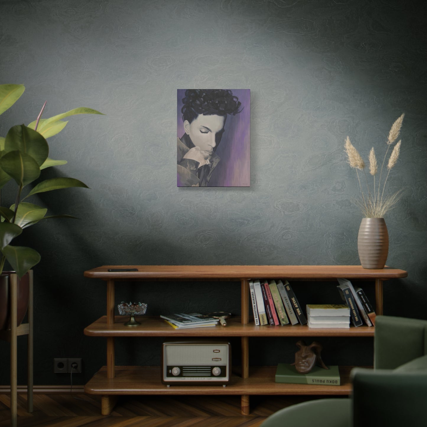 Prince print on Matte Canvas, Stretched, Beautiful music inspired modern wall art home decor