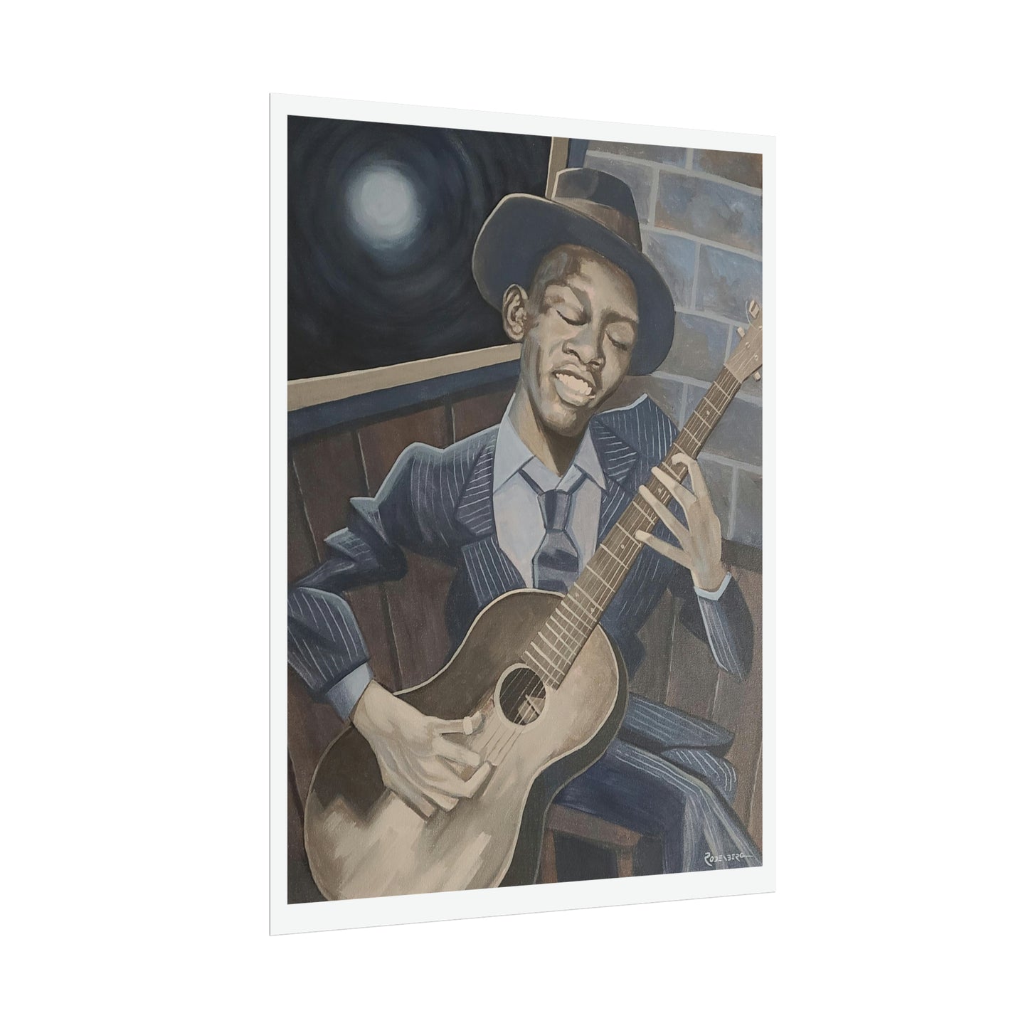Robert Johnson print on paper, 2 sizes