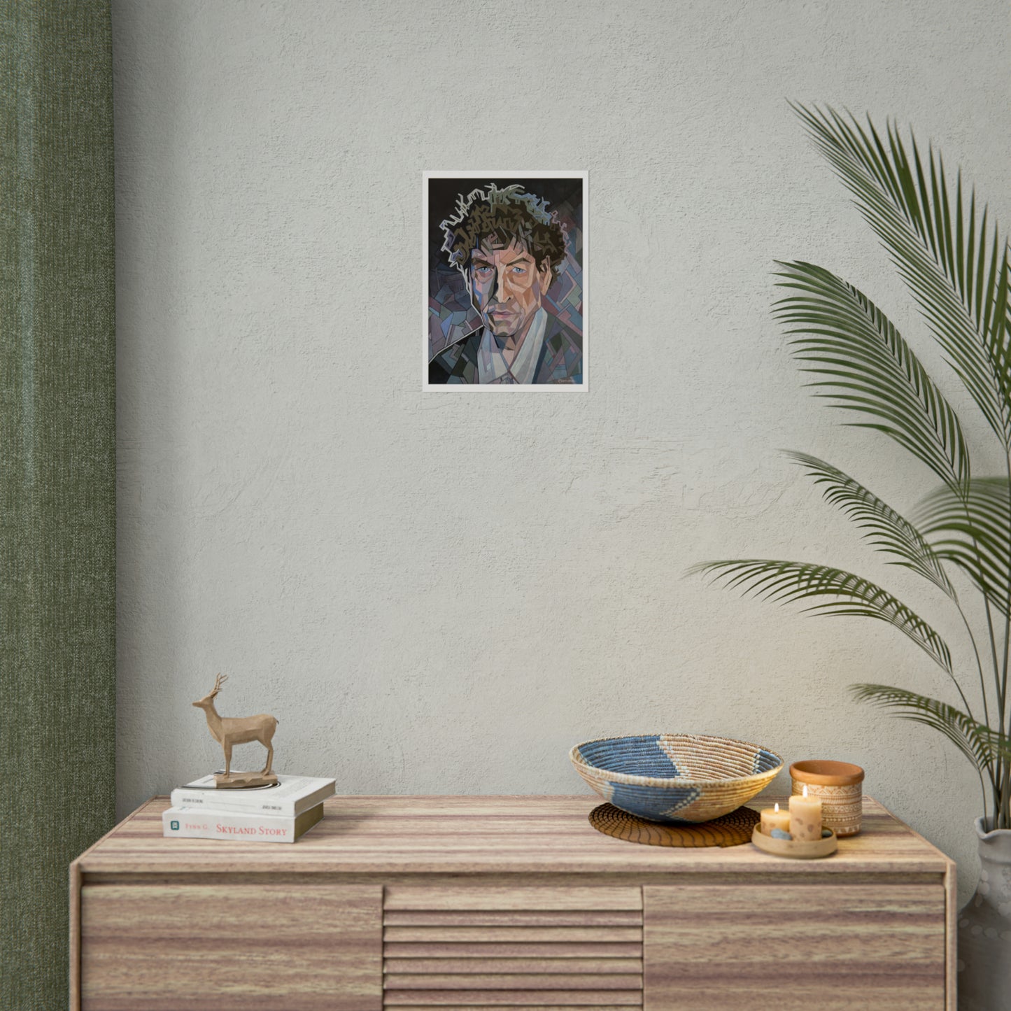 Bob Dylan print on paper, 2 sizes