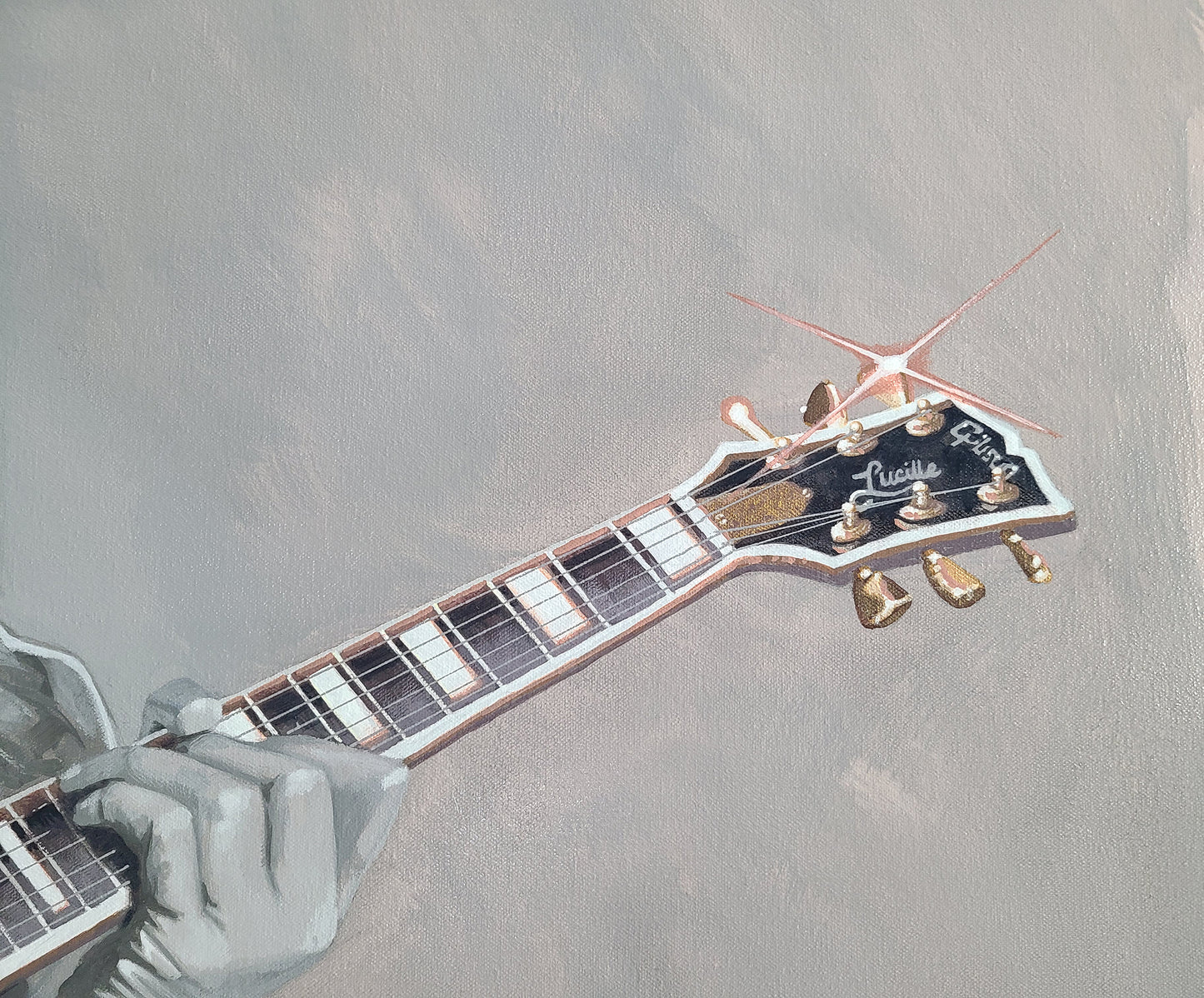 B.B. King painting