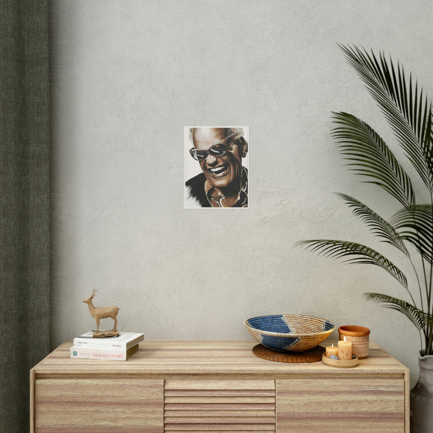Ray Charles print on paper