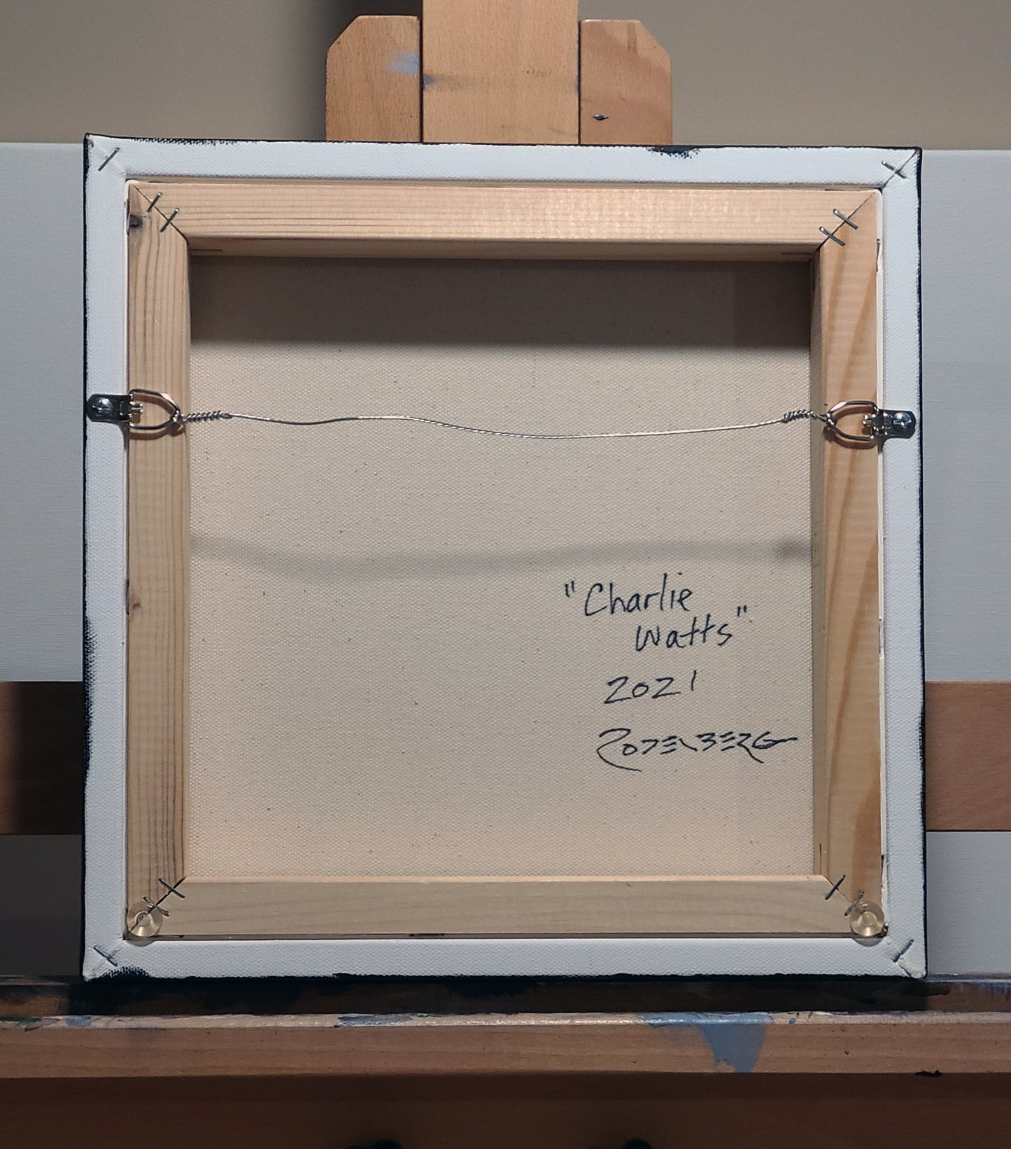 Charlie Watts / Rolling Stones painting