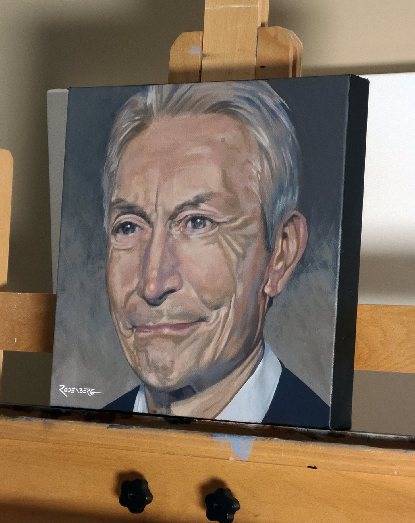 Charlie Watts / Rolling Stones painting