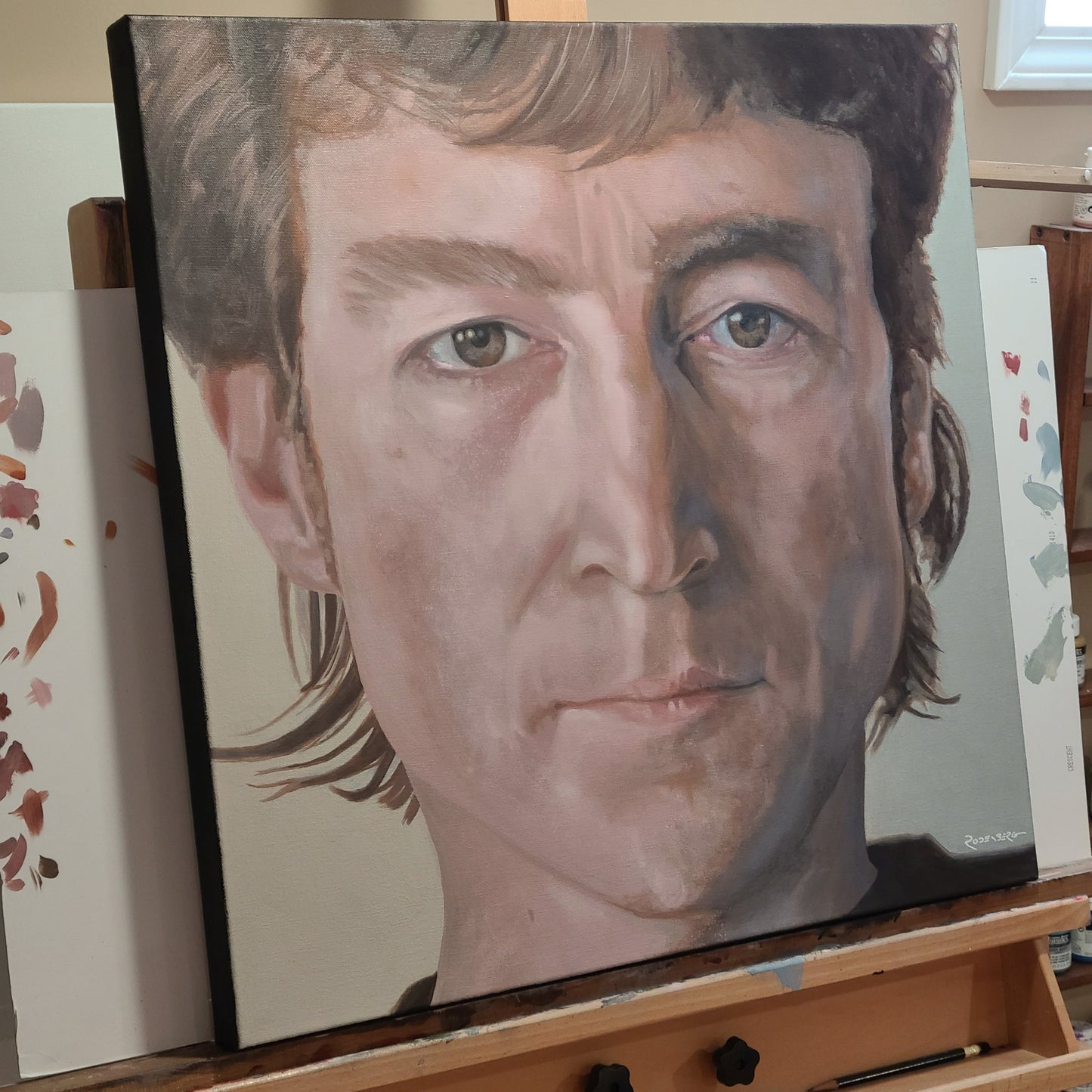 John Lennon painting