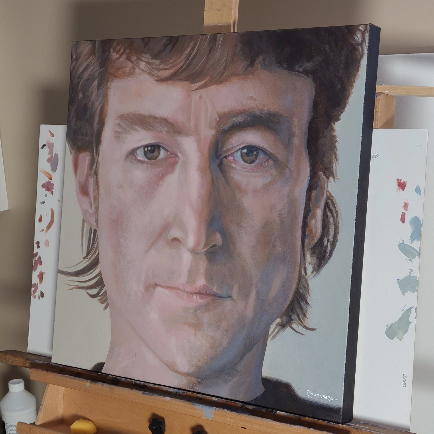 John Lennon painting