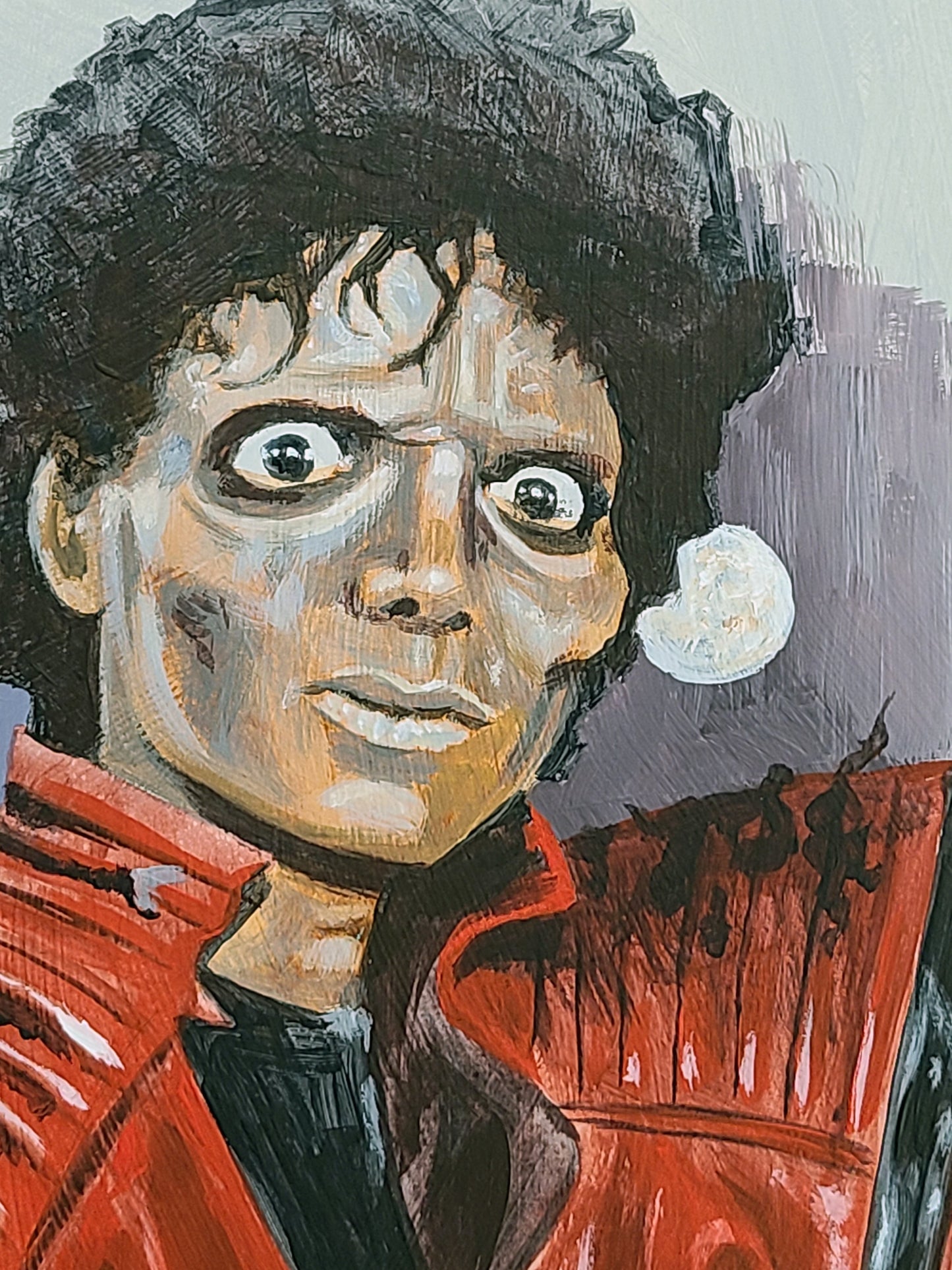 Michael Jackson Thriller painting