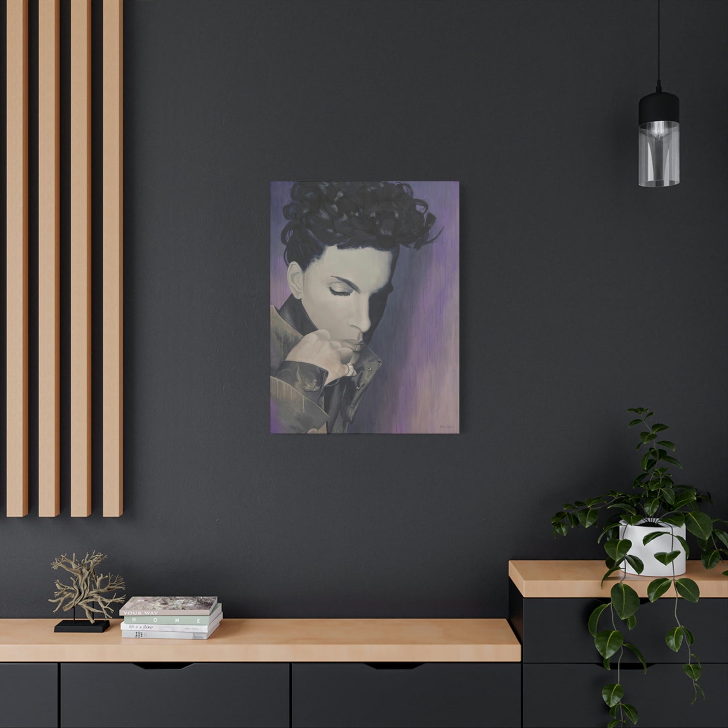 Prince print on Stretched Canvas, 2 sizes