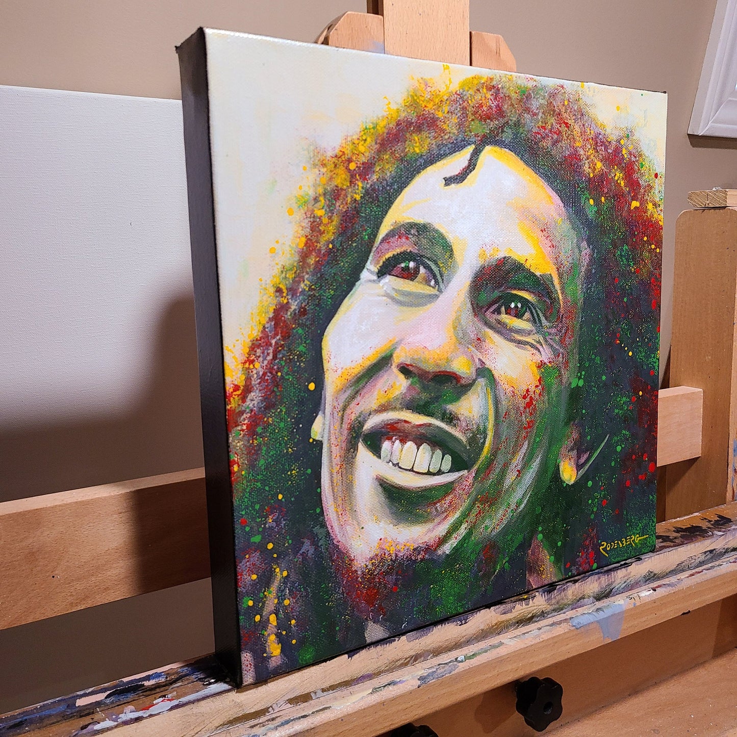 Bob Marley painting