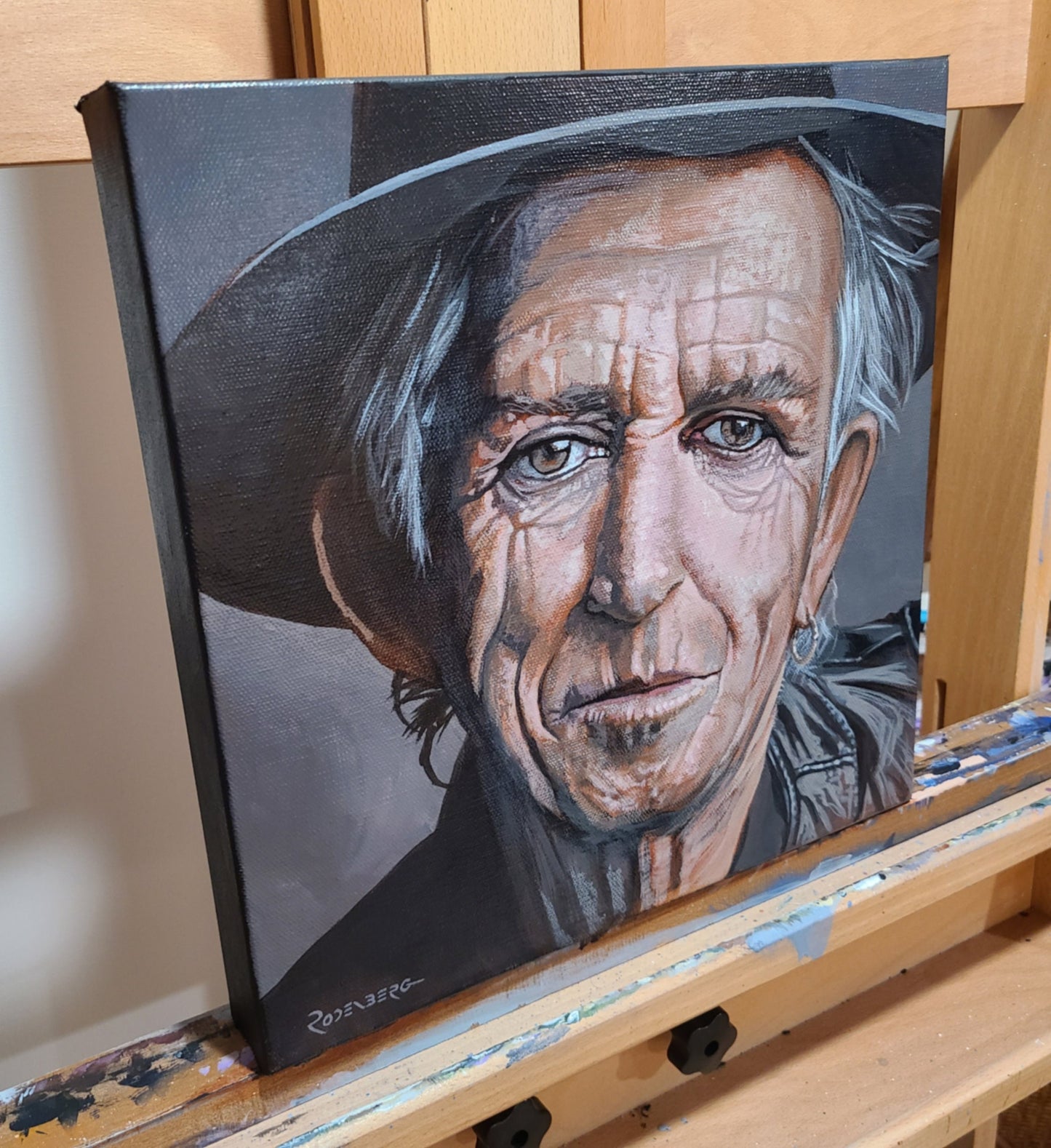 Keith Richards / Rolling Stones painting