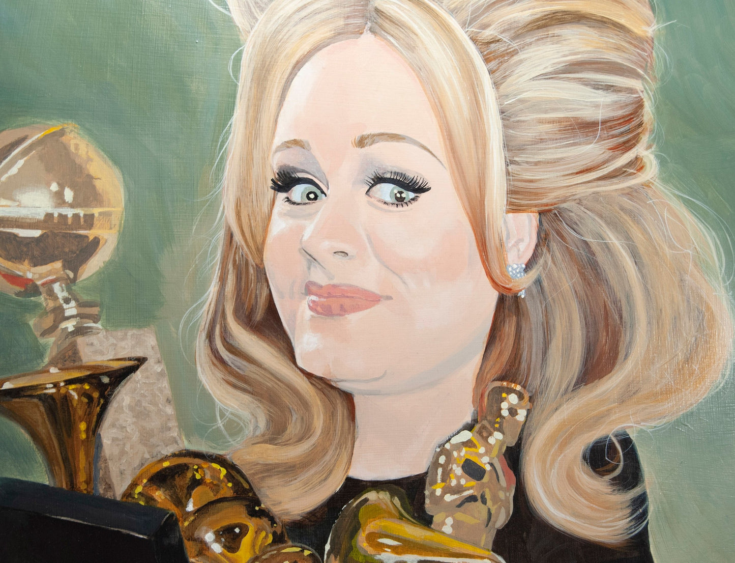 Adele painting