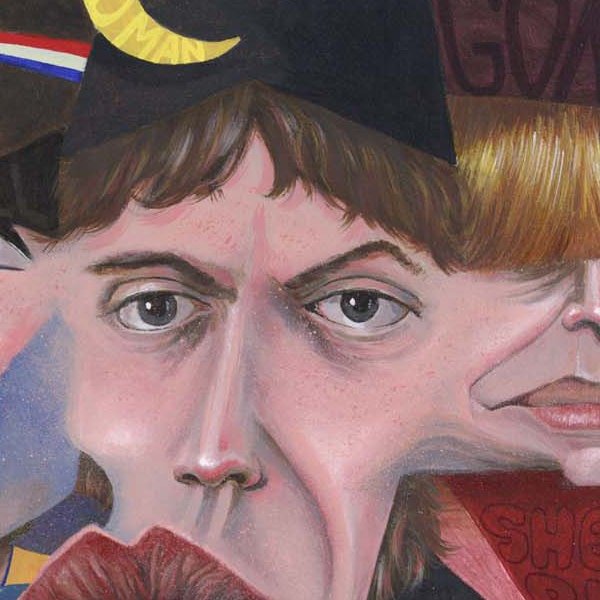 The Rolling Stones painting