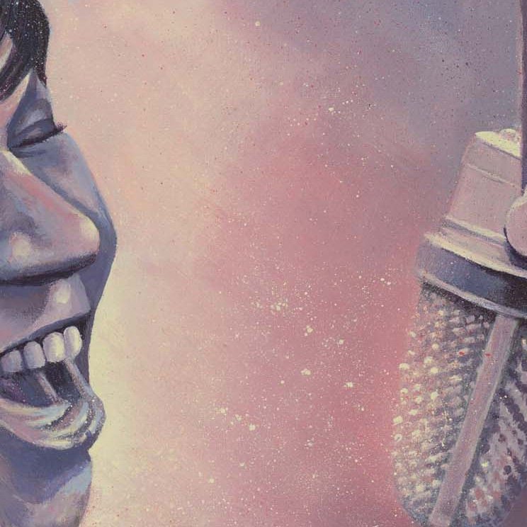 Aretha Franklin painting