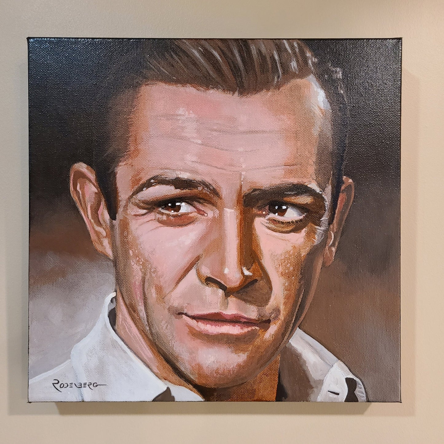 Sean Connery painting
