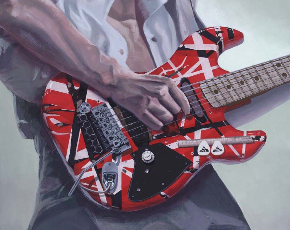 Eddie Van Halen painting