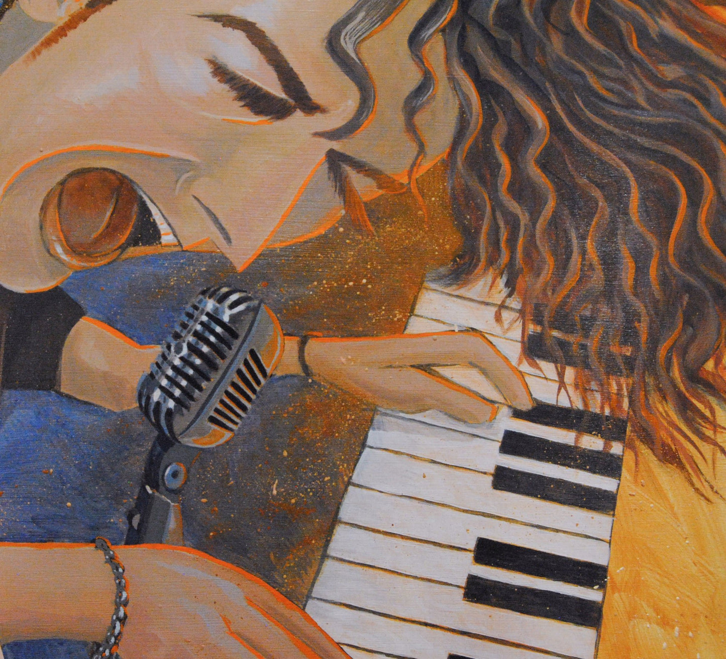 Jerry Lee Lewis painting