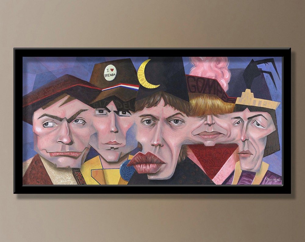 The Rolling Stones painting