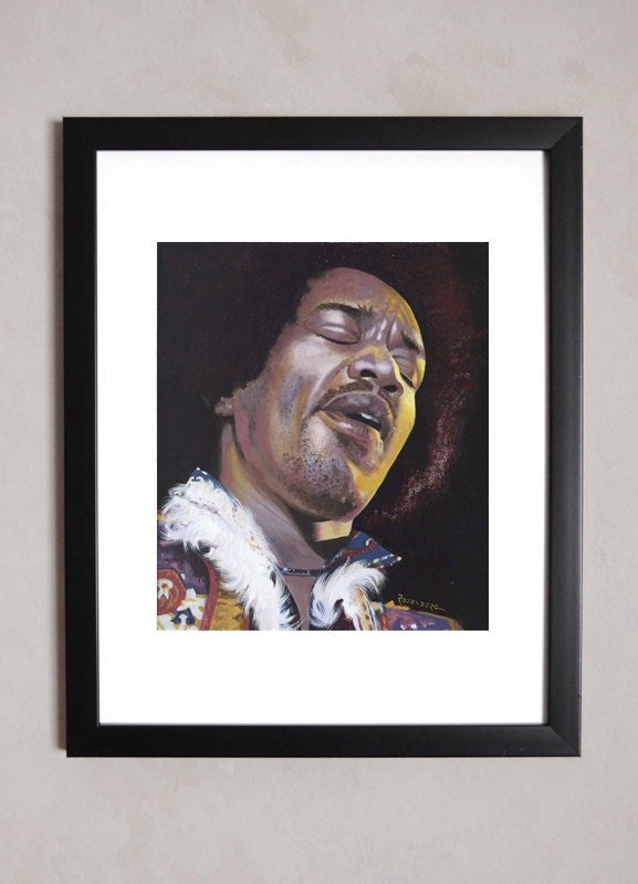 Jimi Hendrix giclee print