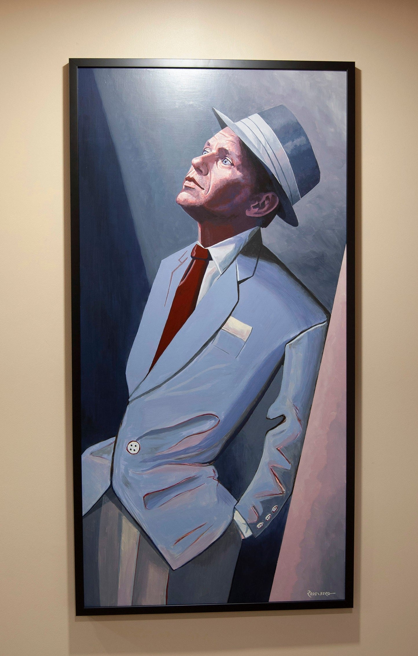 Frank Sinatra painting