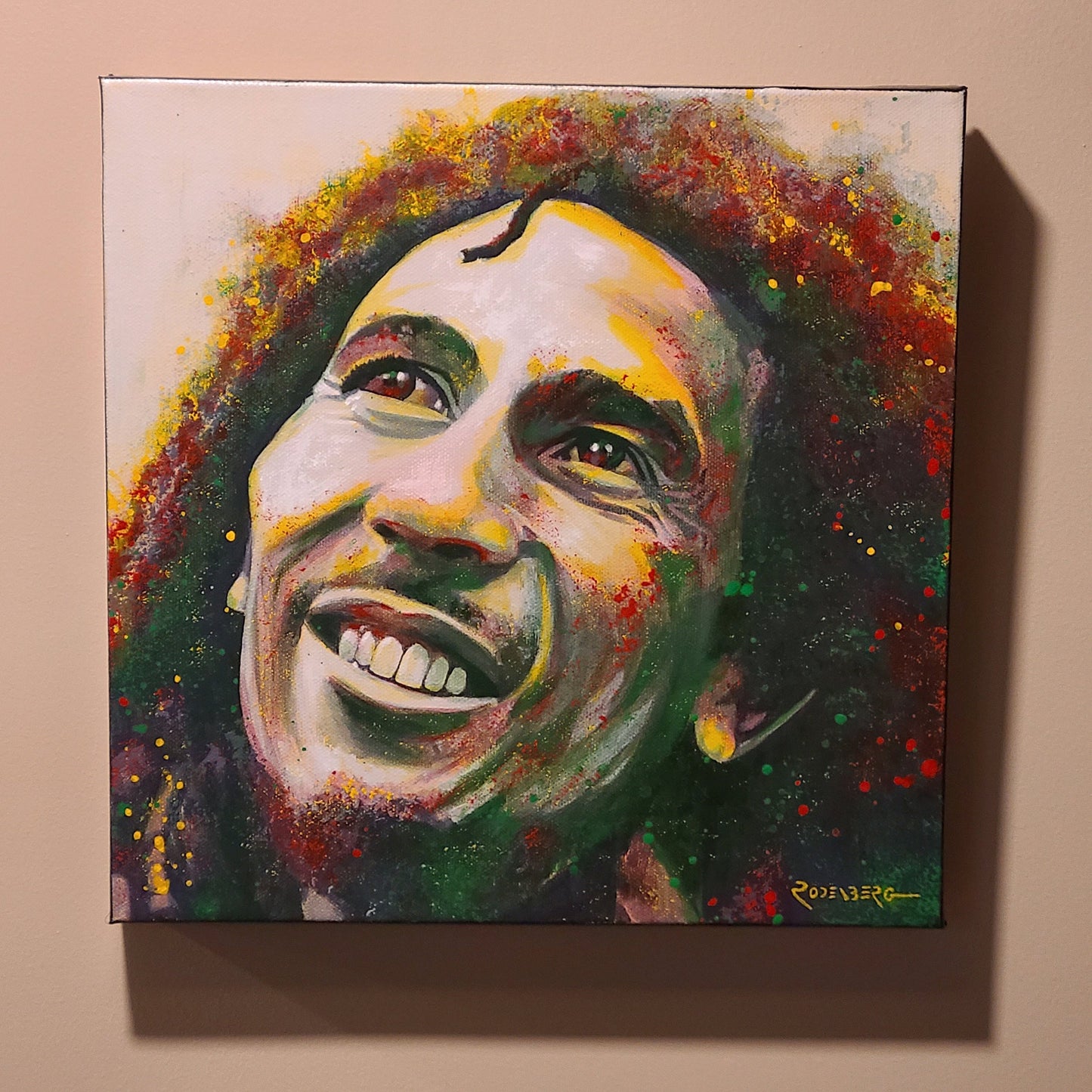Bob Marley painting