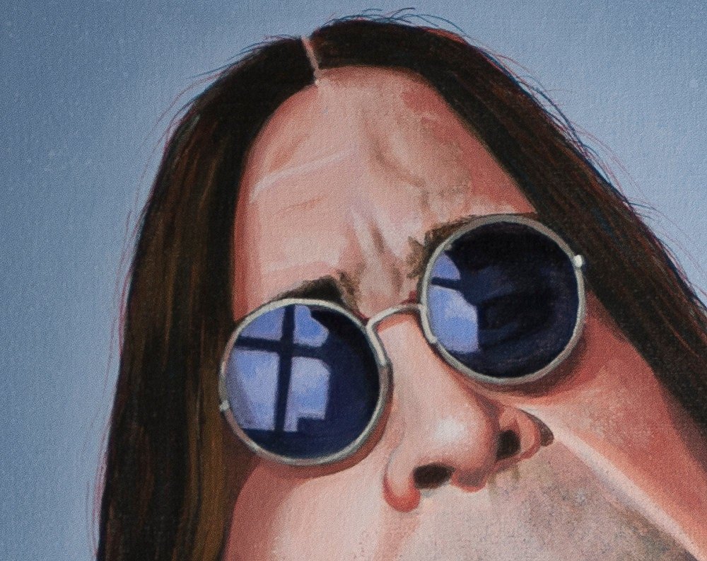 Ozzy Osbourne painting