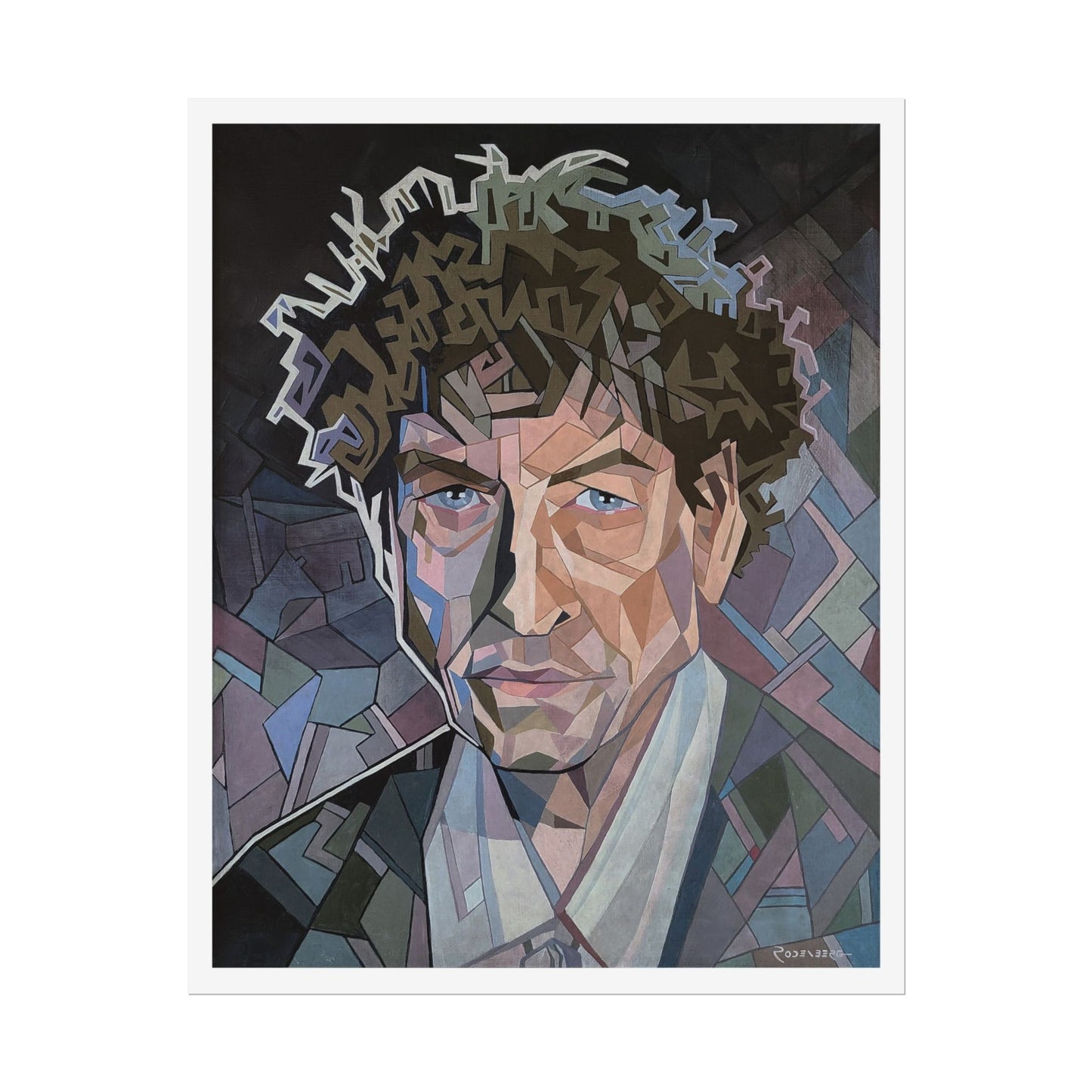 Bob Dylan print on paper, 2 sizes