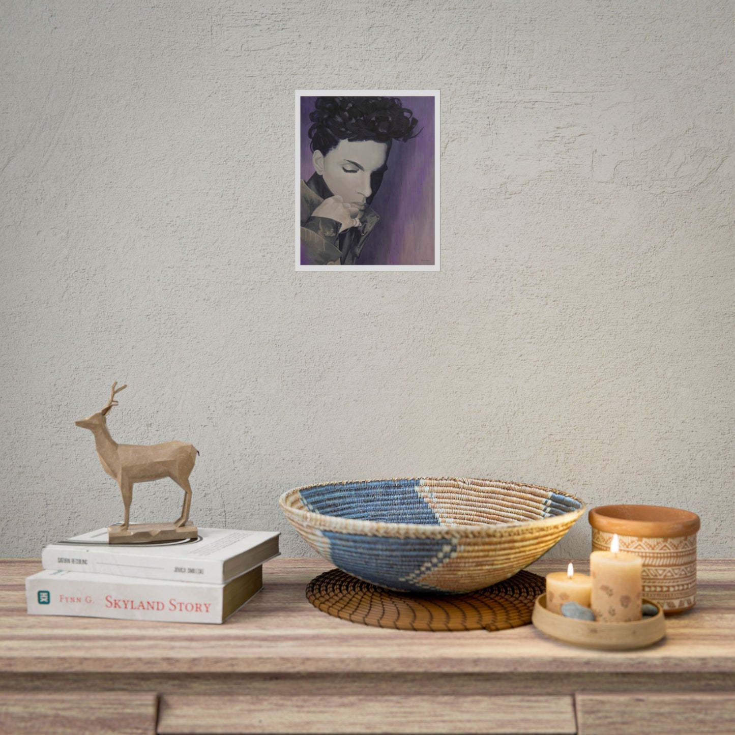 Prince print on paper, 3 sizes, a beautiful music inspired painting, modern wall art home decor poster