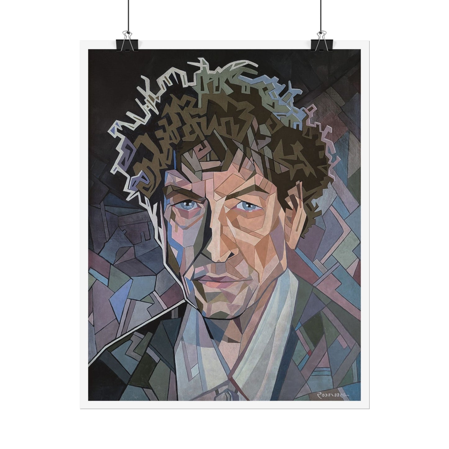 Bob Dylan print on paper, 2 sizes