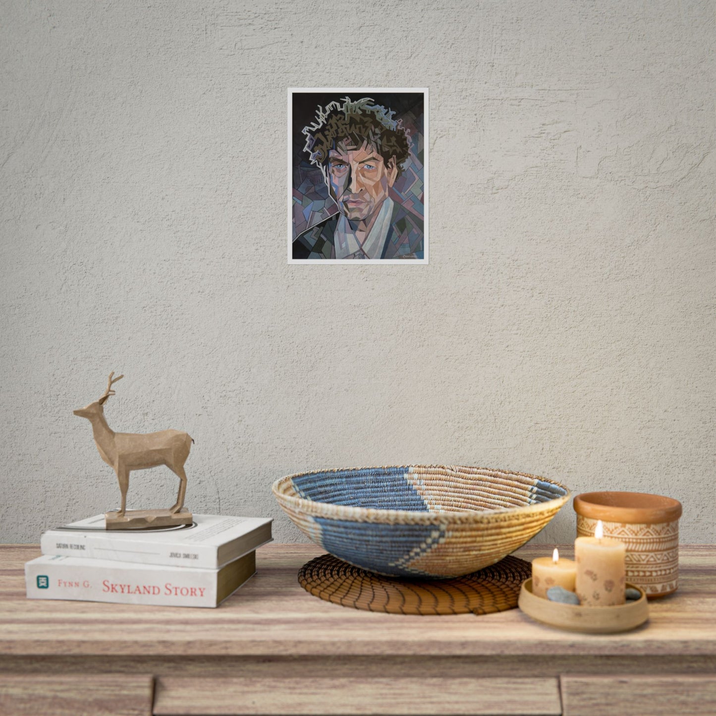 Bob Dylan print on paper, 2 sizes