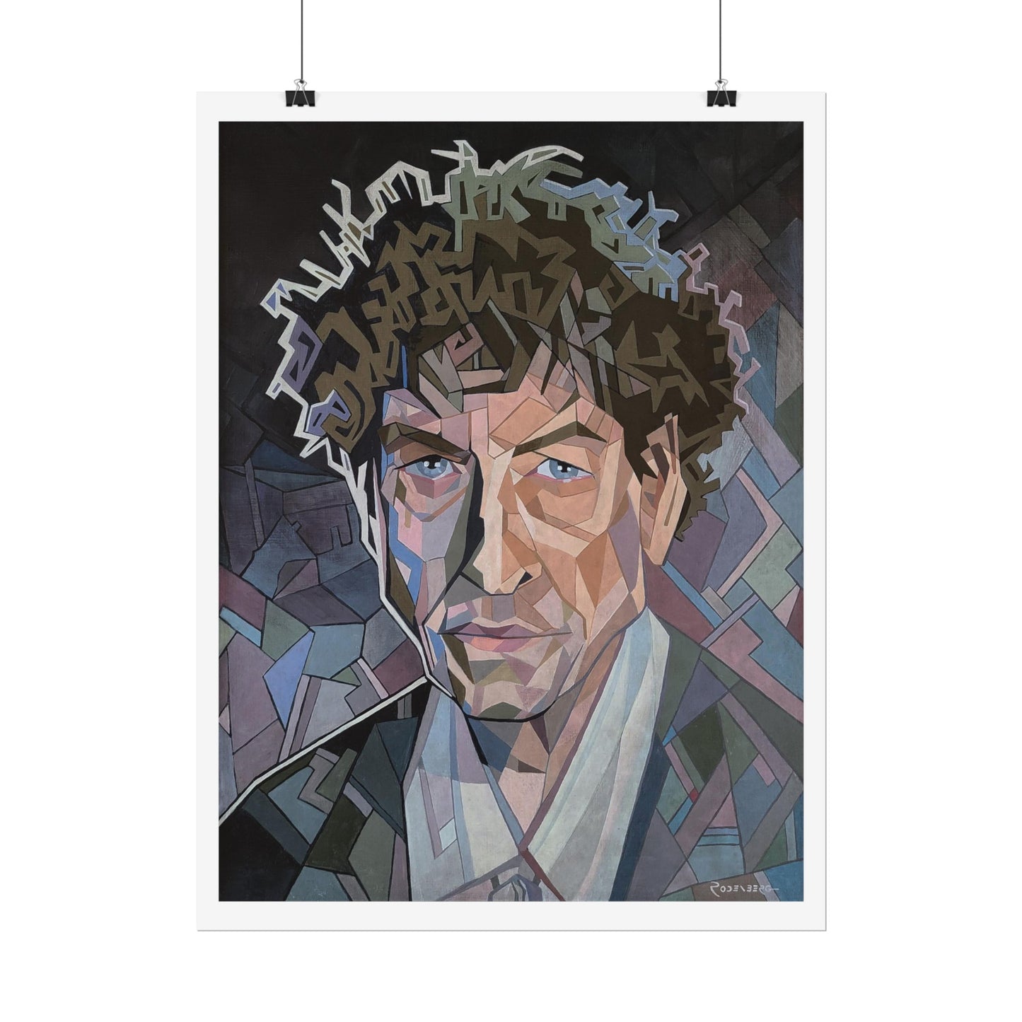 Bob Dylan print on paper, 2 sizes Poshinate