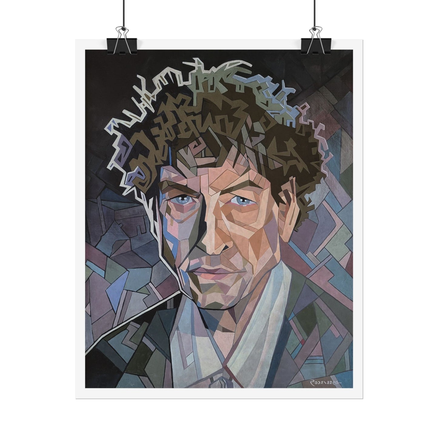 Bob Dylan print on paper, 2 sizes