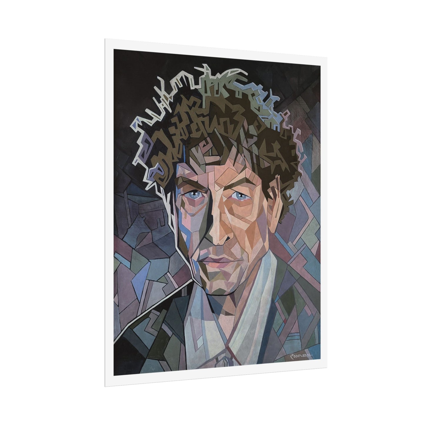 Bob Dylan print on paper, 2 sizes