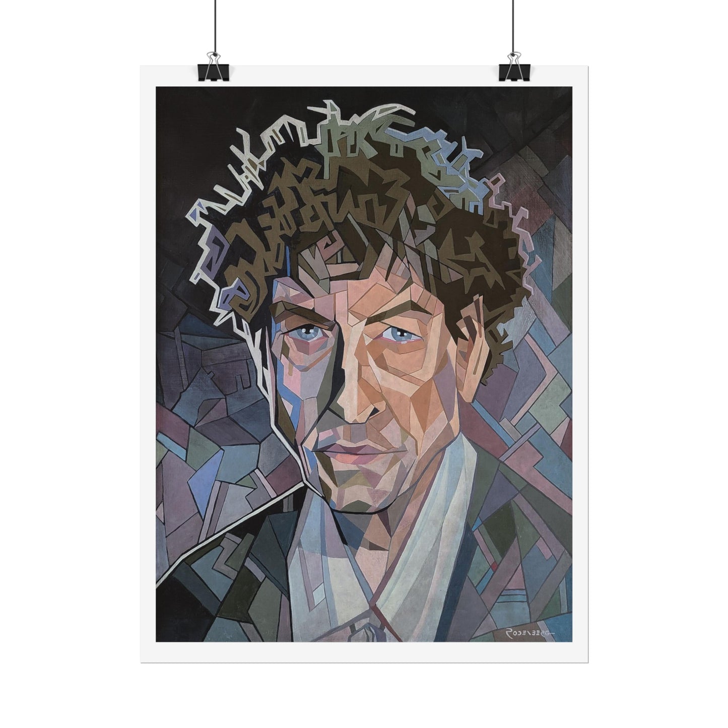 Bob Dylan print on paper, 2 sizes Poshinate