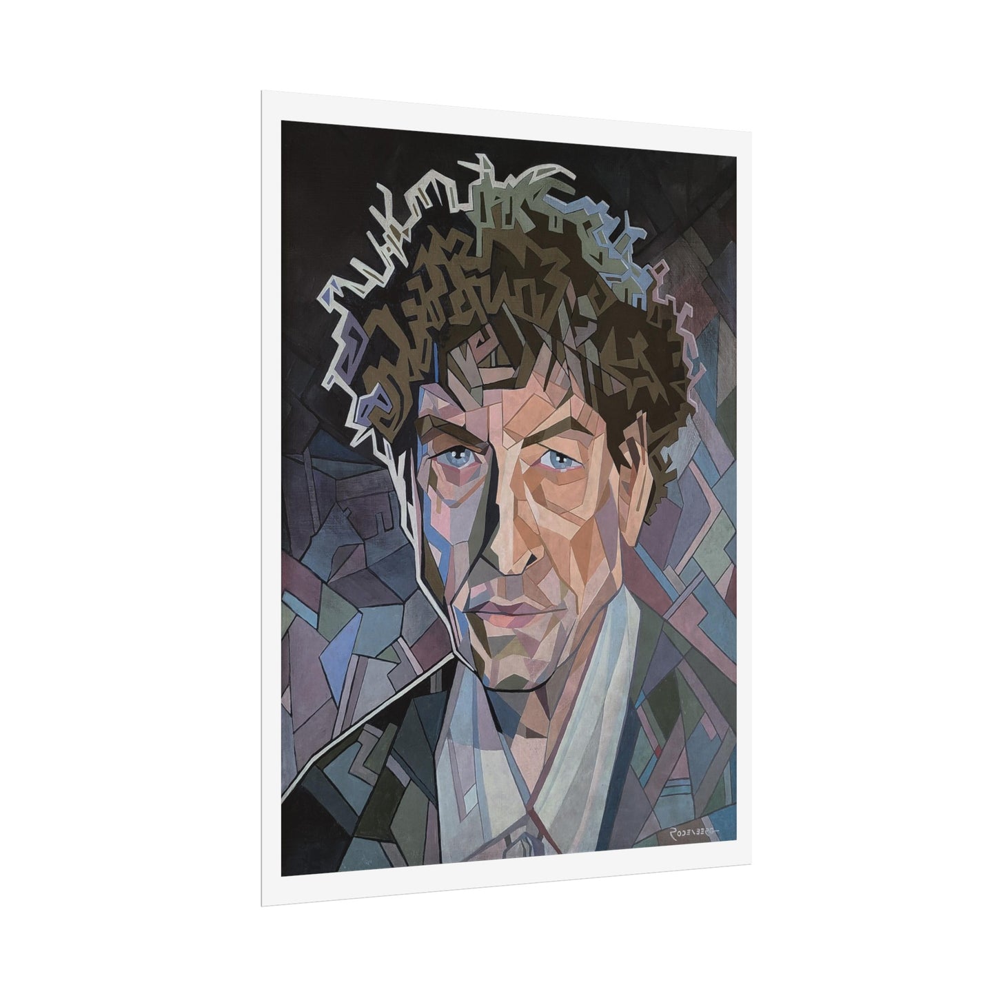 Bob Dylan print on paper, 2 sizes Poshinate