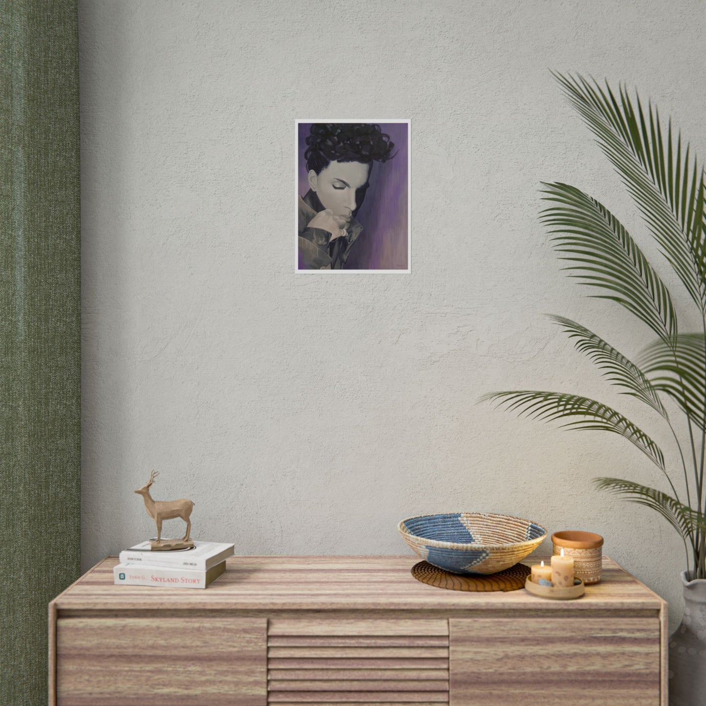 Prince print on paper, 3 sizes, a beautiful music inspired painting, modern wall art home decor poster