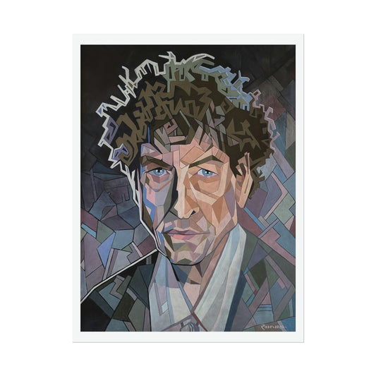 Bob Dylan print on paper, 2 sizes