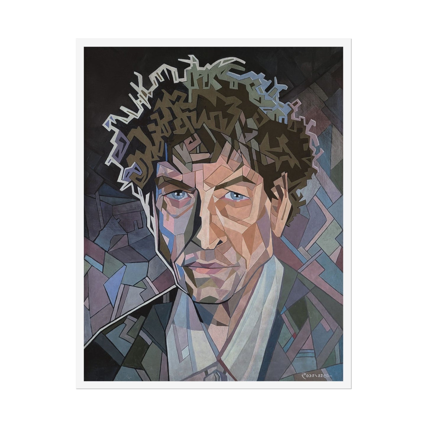 Bob Dylan print on paper, 2 sizes