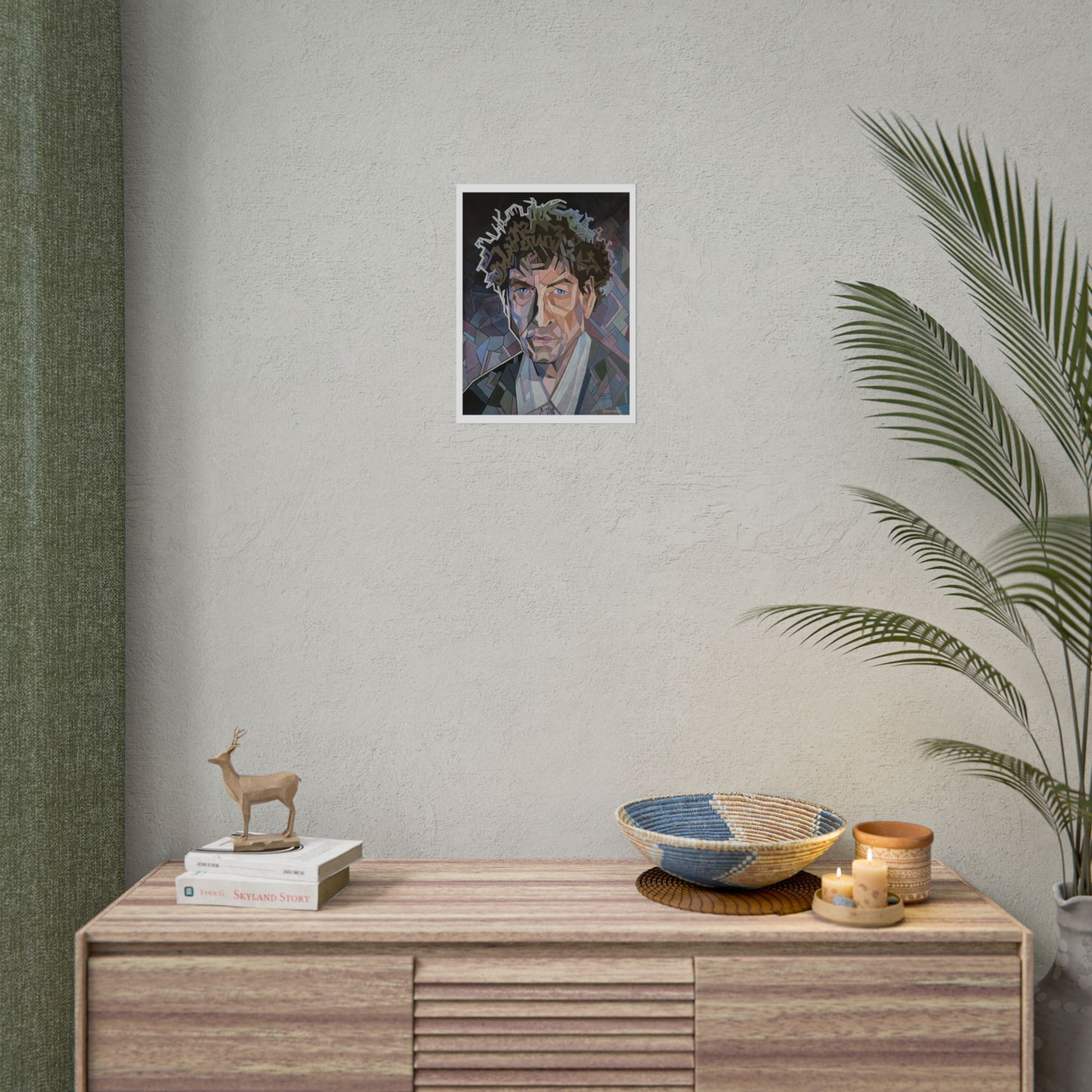 Bob Dylan print on paper, 2 sizes