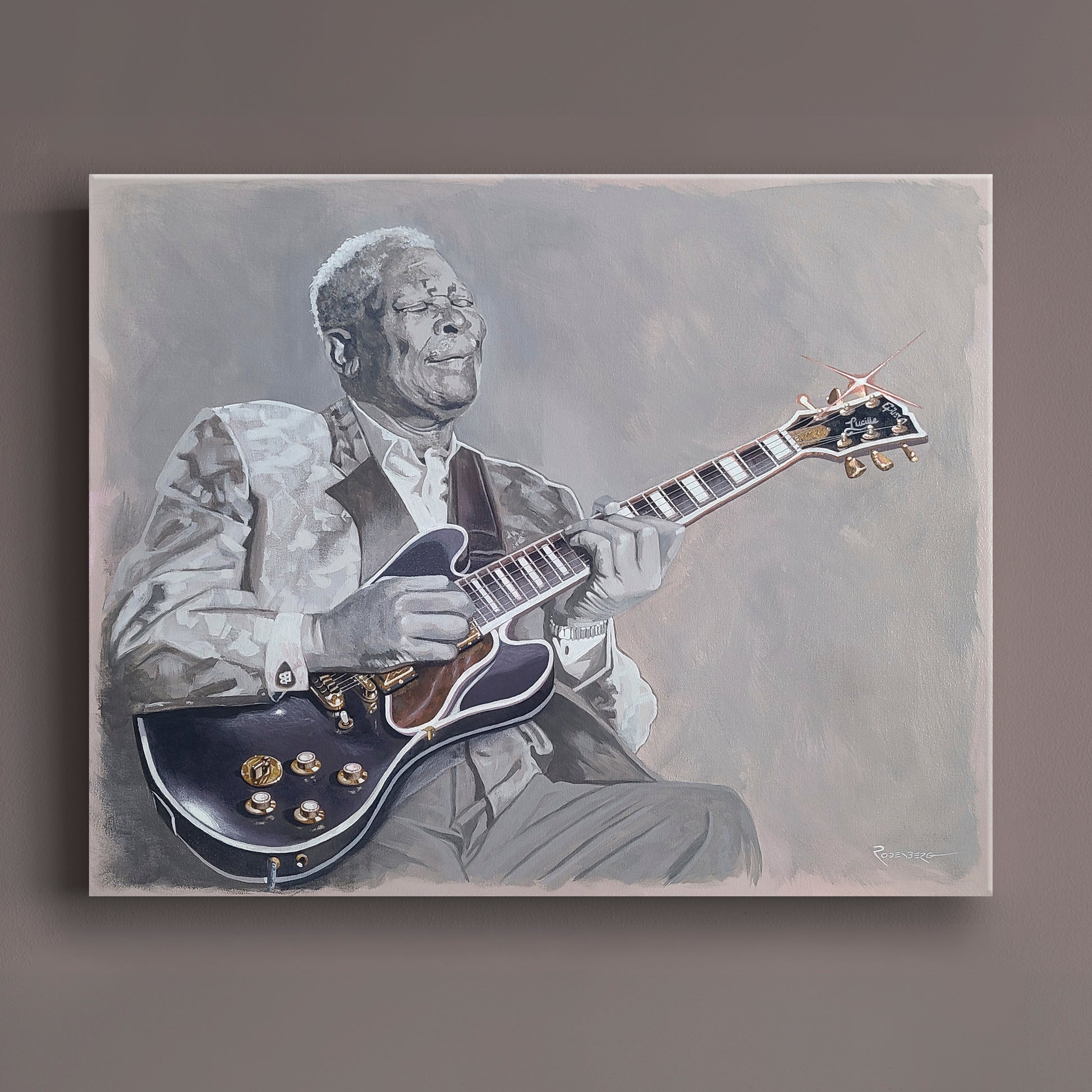 BB King blues art painting