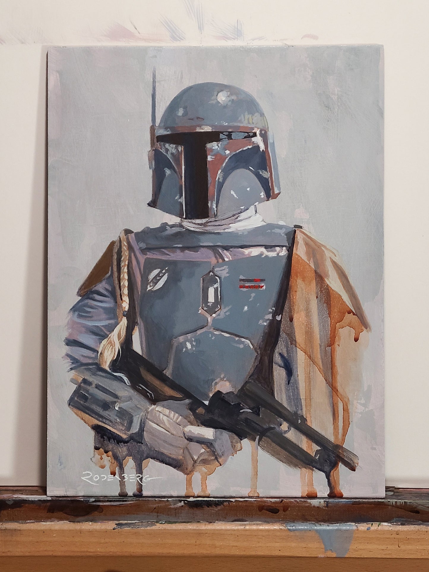 Boba Fett painting