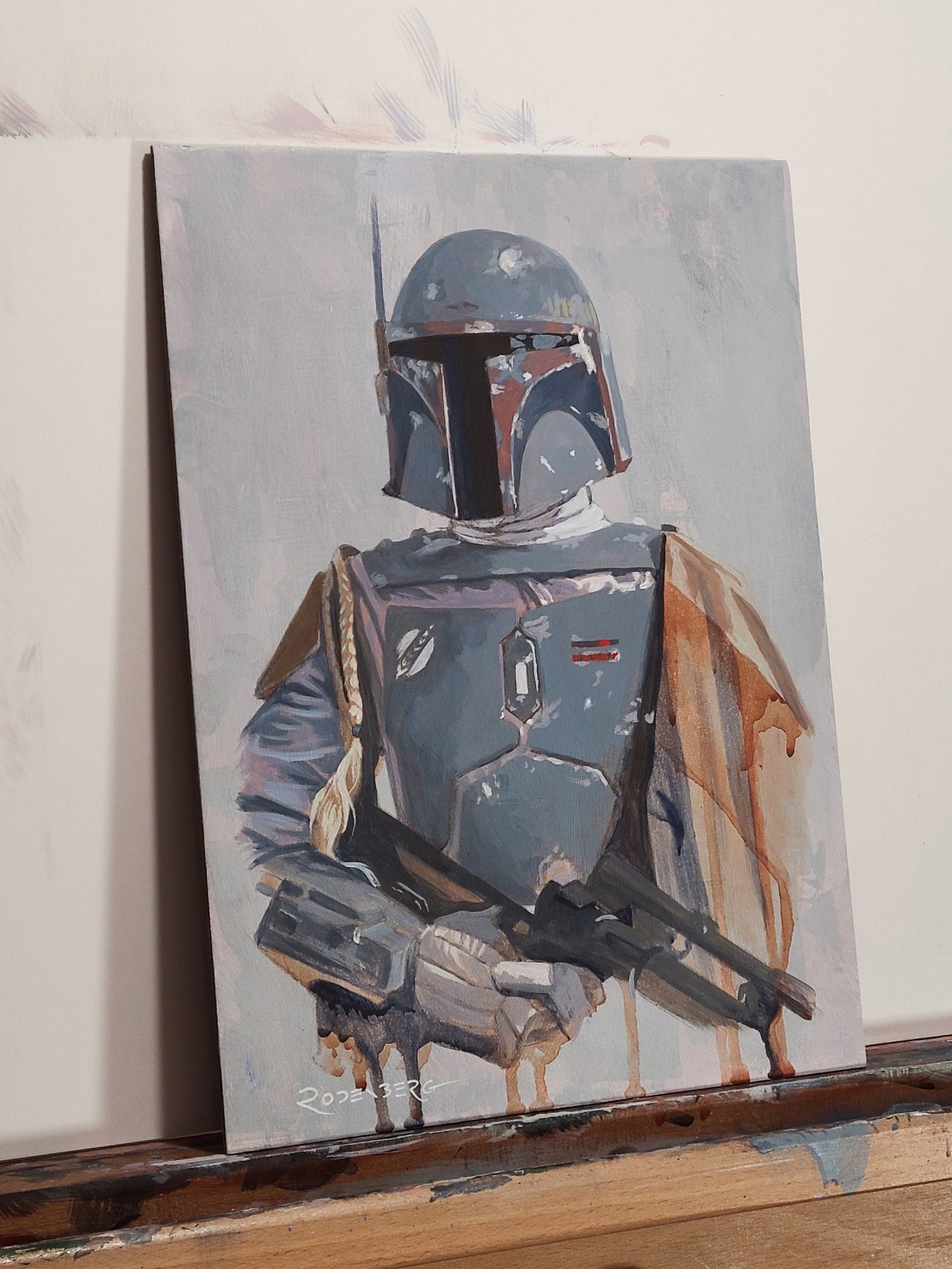 Boba Fett painting