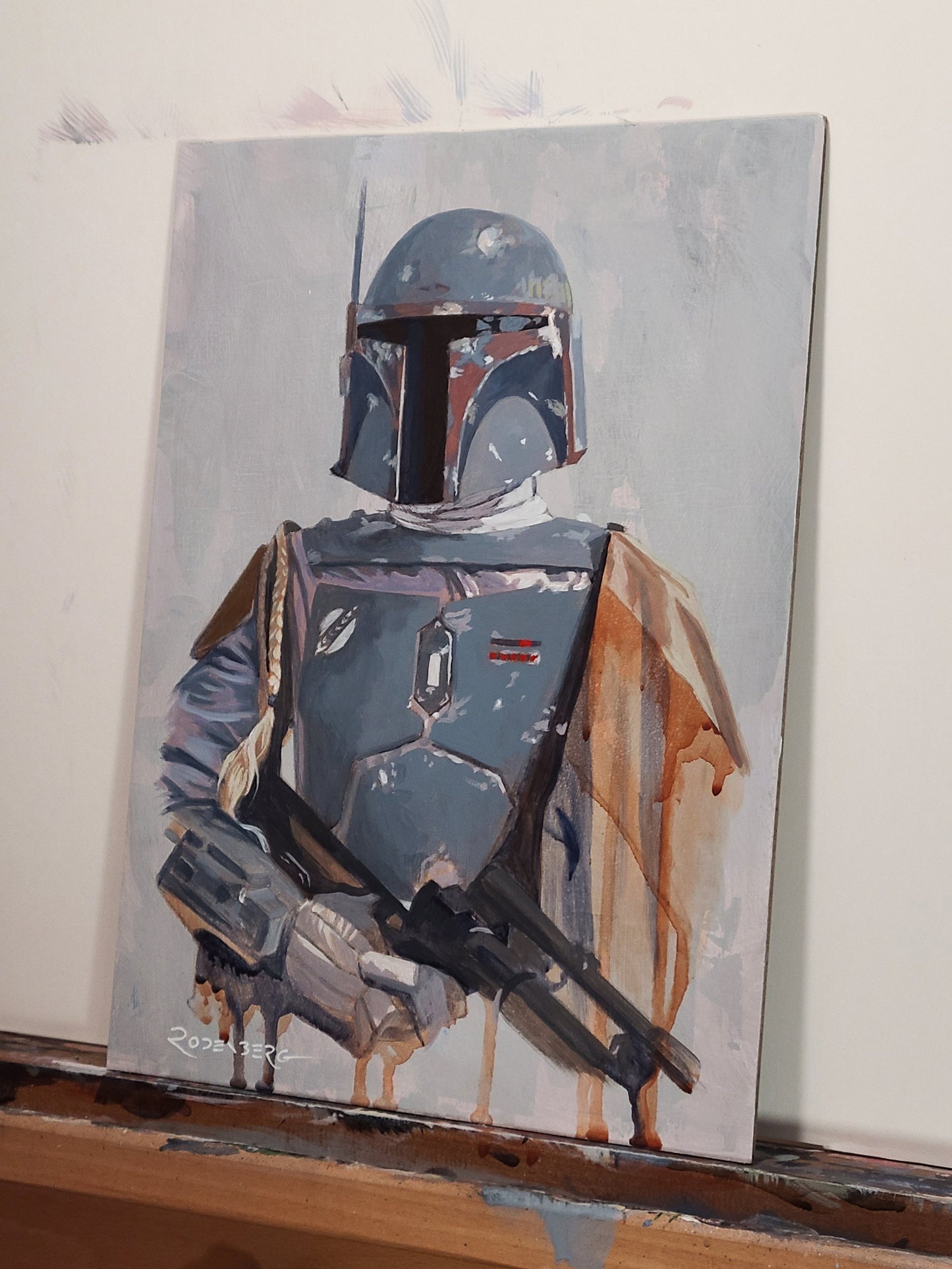 Boba Fett painting