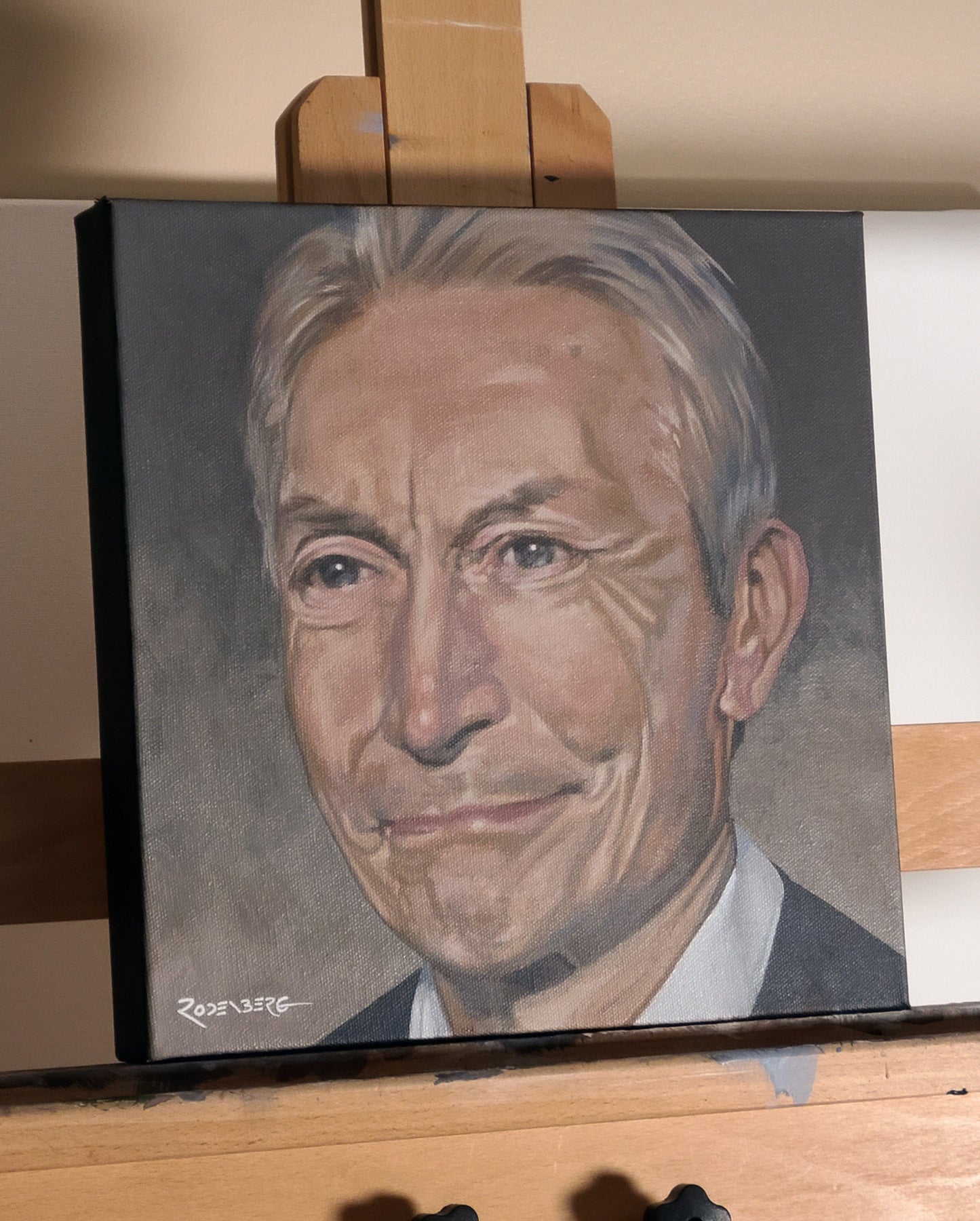 Charlie Watts / Rolling Stones painting