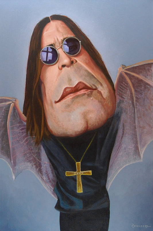 Ozzy Osbourne portrait painting art by Jeff Rodenberg