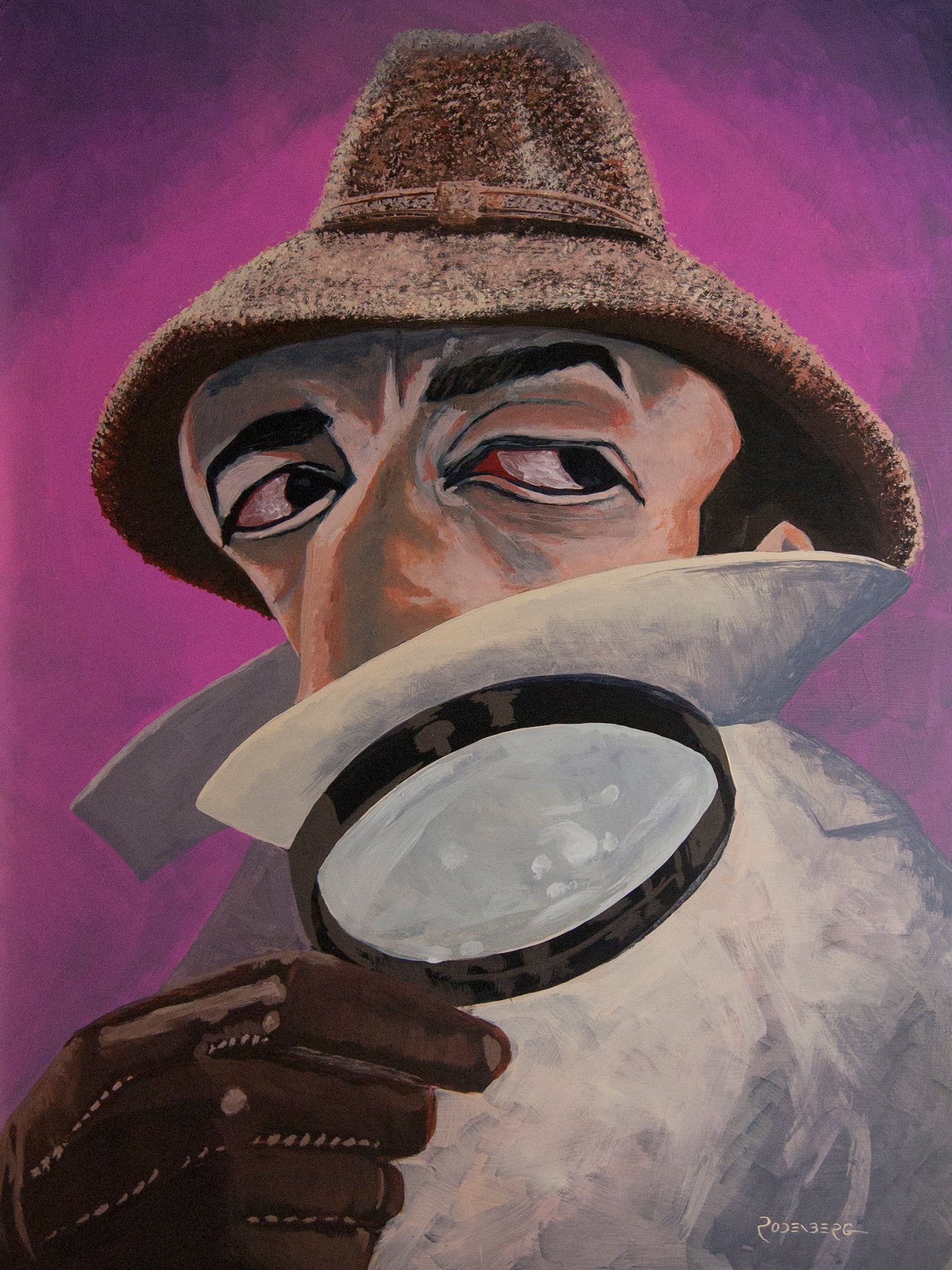 Clouseau Peter Sellers painting art by Jeff Rodenberg