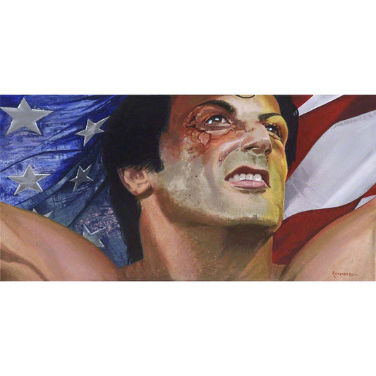 Rocky Stallone painting art print by Jeff Rodenberg
