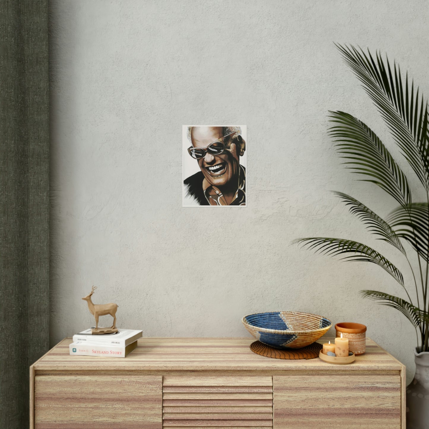 Ray Charles print on paper