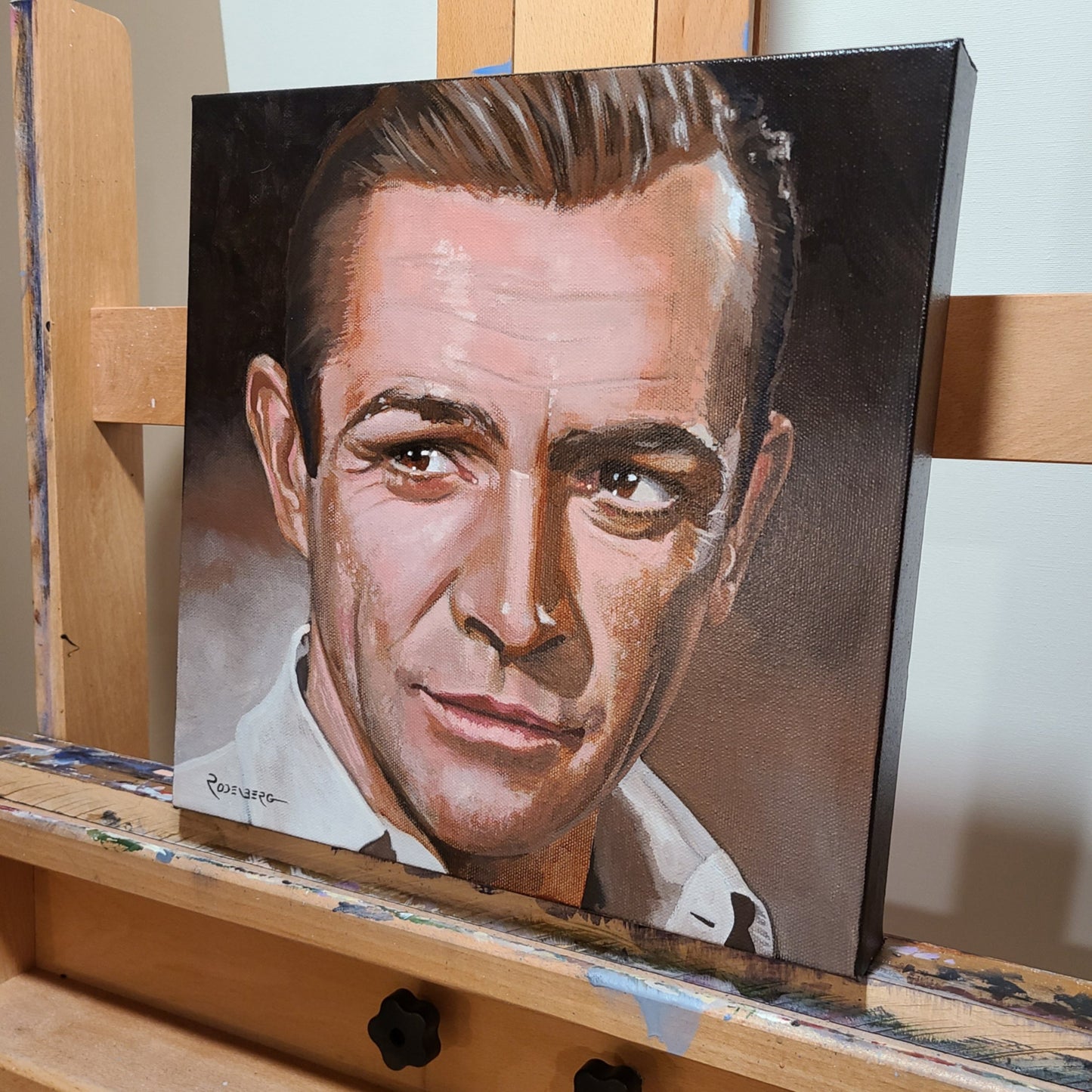 Sean Connery painting