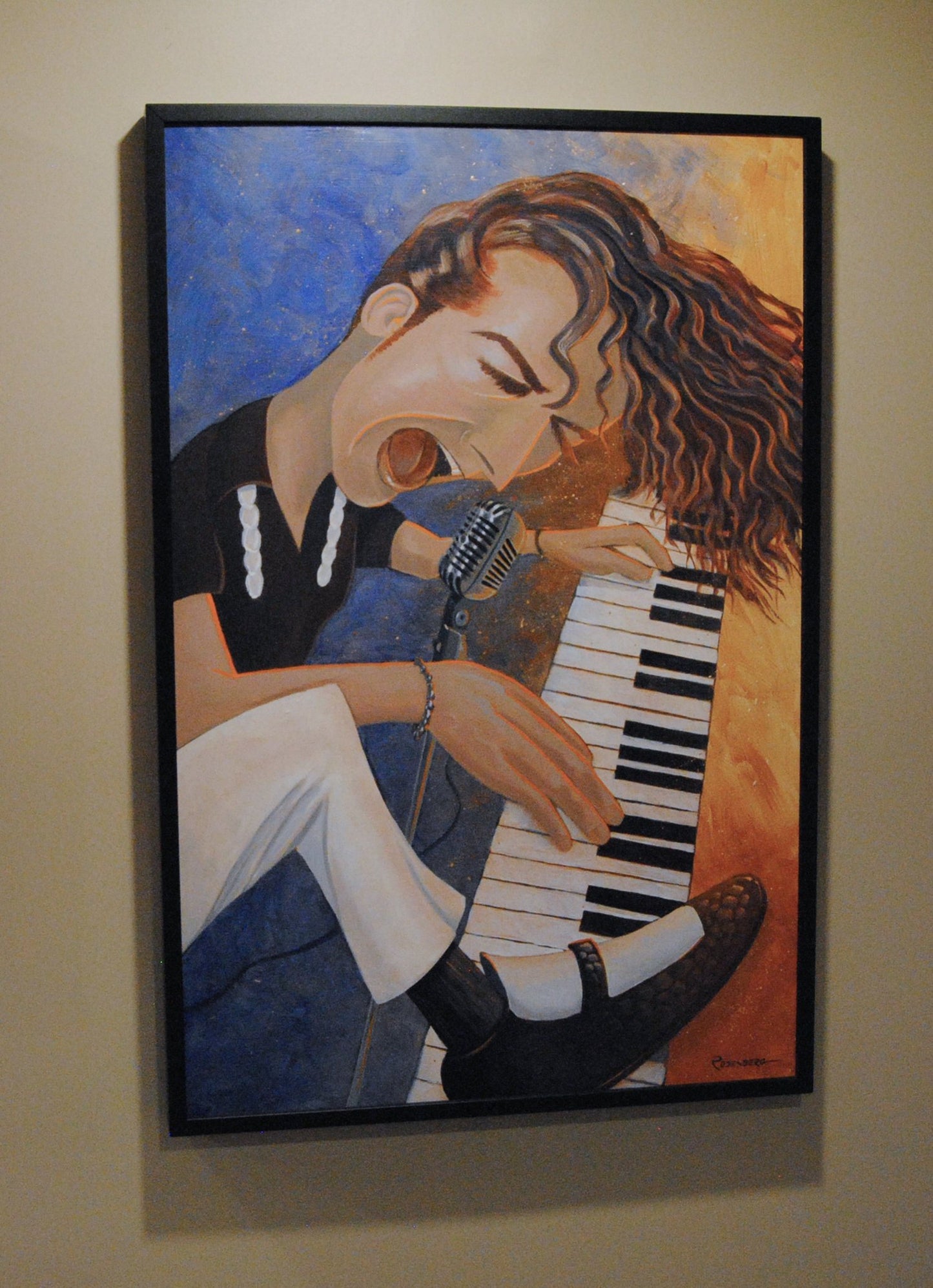 Jerry Lee Lewis painting