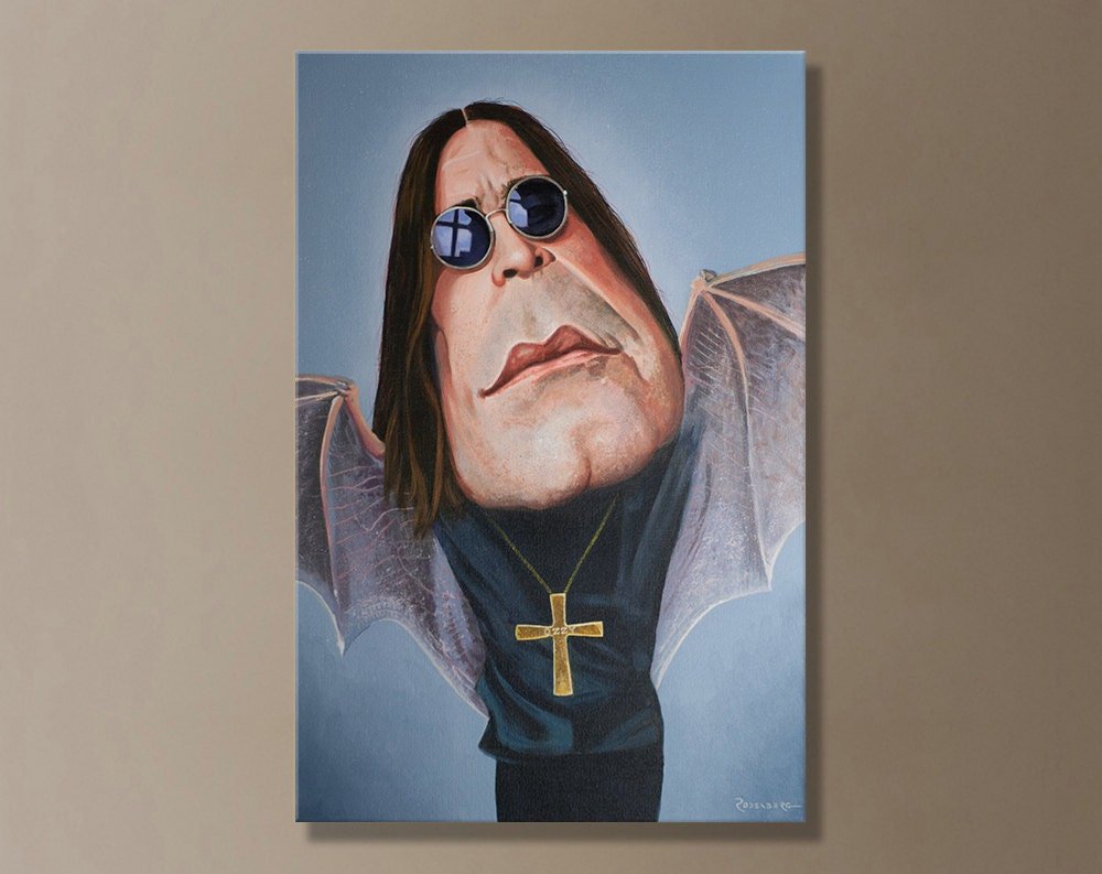 Ozzy Osbourne painting