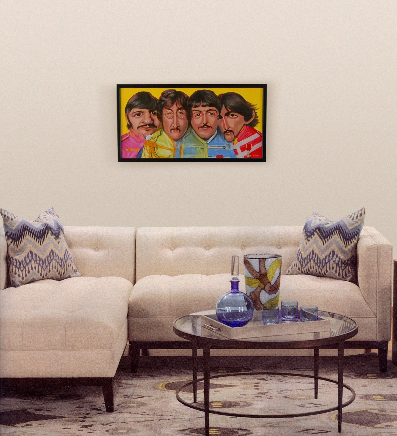 The Beatles painting